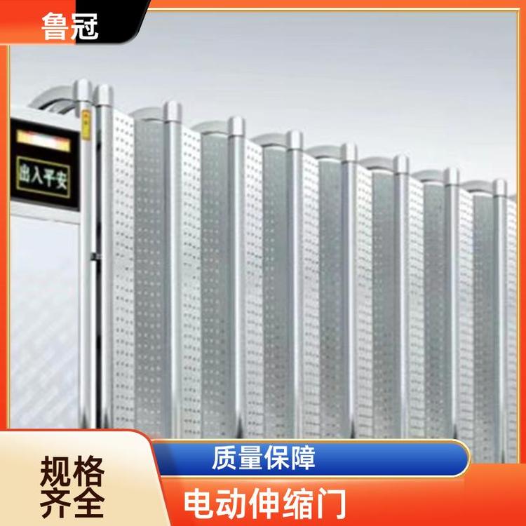 魯冠不銹鋼遙控段滑門(mén)電動(dòng)伸縮門(mén)可上門(mén)安裝自主控制