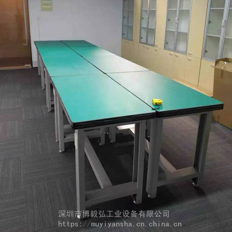 單層防靜電工作臺(tái)車(chē)間流水線打包臺(tái)電子廠維修臺(tái)拆卸裝配工作桌