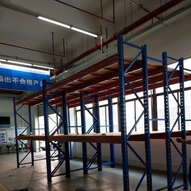 博毅弘鋼制中重型貨架倉庫置物庫房橫梁式存放架多層托盤倉儲(chǔ)貨架