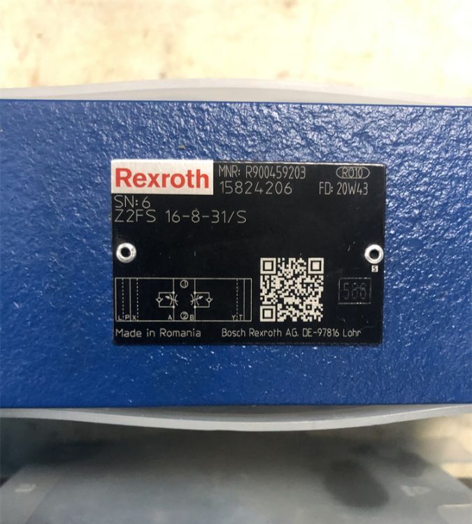 Rexroth貨號(hào)R900459203型號(hào)Z2FS16-8-31\/S力士樂原裝單向節(jié)流閥