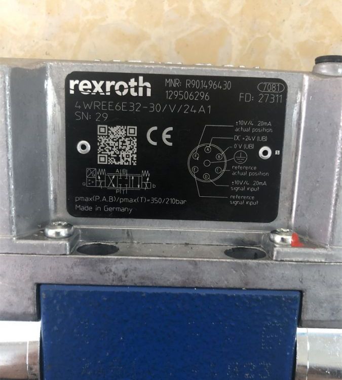 力士樂Rexroth比例閥R9014964304WREE6E32-30\/V\/24A1