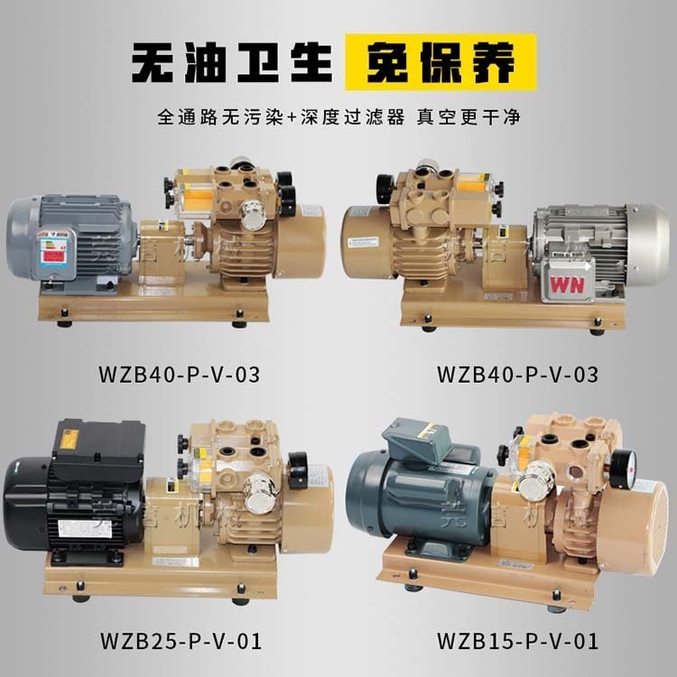 上海云望真空泵WZB60-P-V-03裝訂機(jī)，包本機(jī)，覆膜機(jī)，印刷機(jī)，折頁(yè)機(jī)