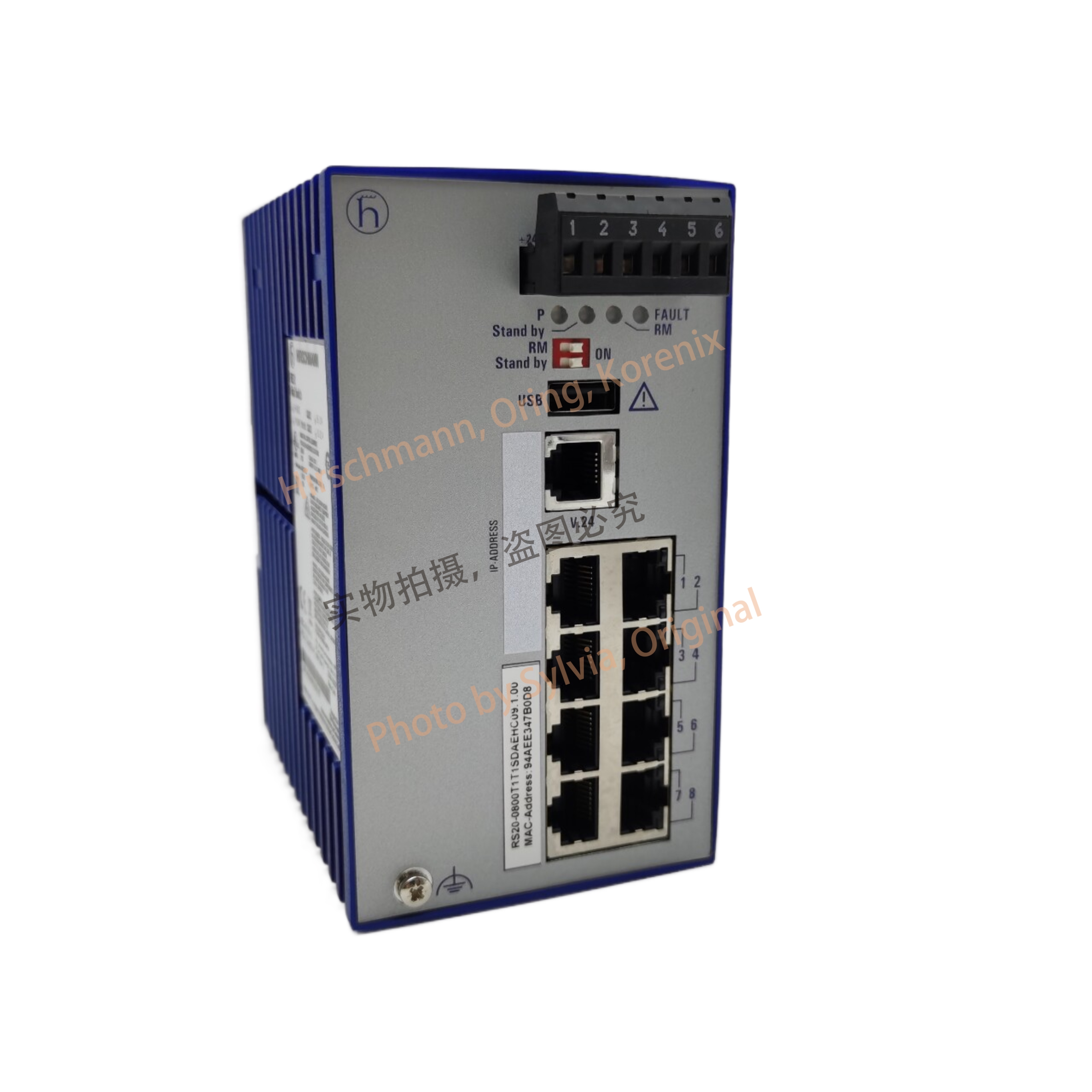 Hirschmann郝斯曼赫斯曼百兆導軌網(wǎng)管交換機RS20-0800T1T1SDAEHC