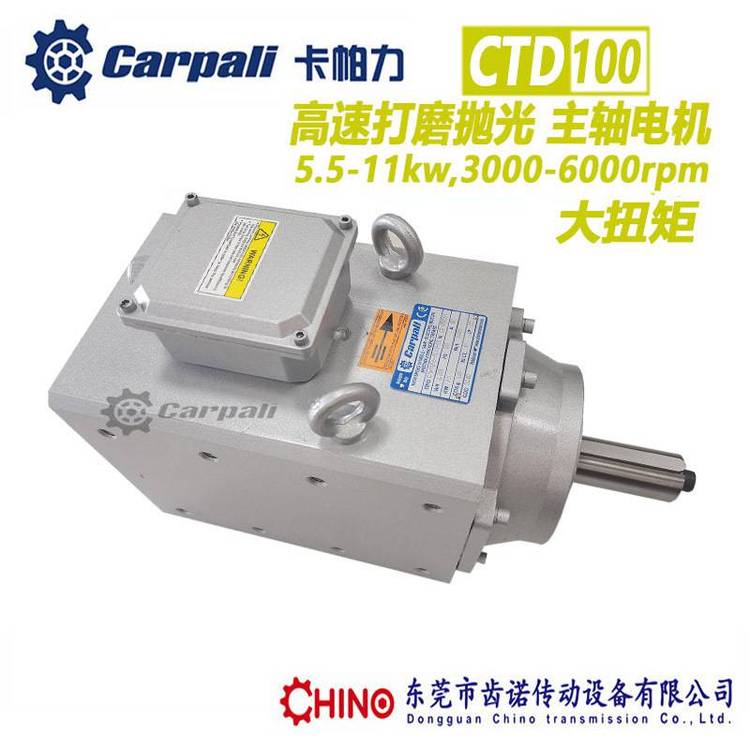 卡帕力CTD100高速拋光打磨電機(jī)CARPALI大功***速主軸電機(jī)