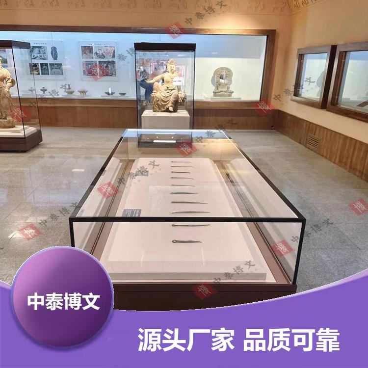 玻璃柜博物館展柜來電溝通定制設計E1環(huán)保板材是方便便捷中泰博文