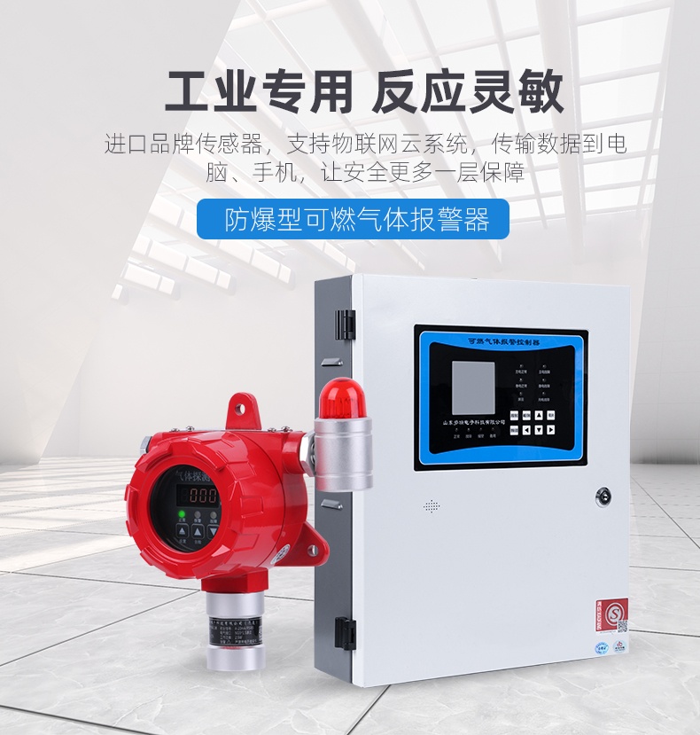 點型可燃氣體探測器工業(yè)防爆氣體檢測儀報警器液化氣噴漆房