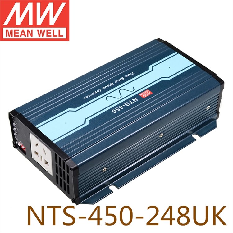 正品NTS-450-248UK24V正弦波DC-AC逆變器明緯開關(guān)電源