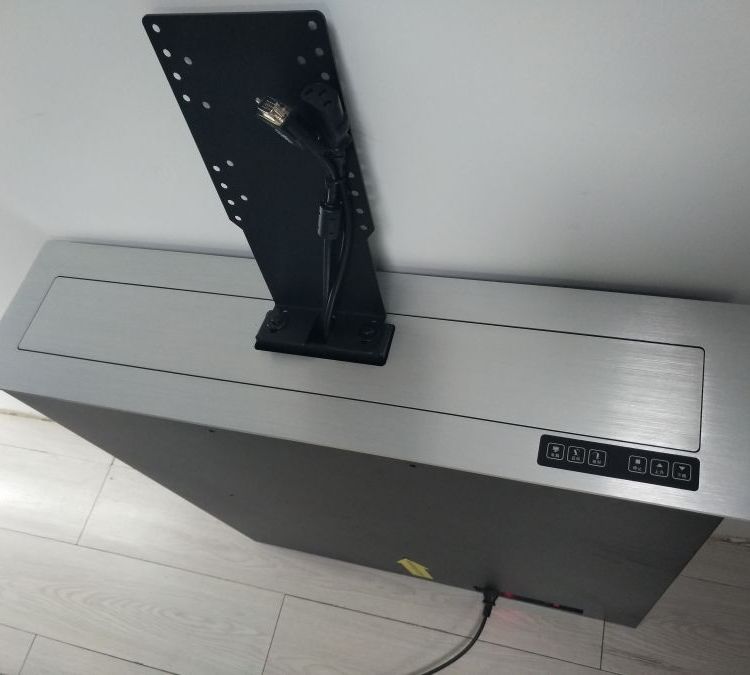 展宏24寸液晶屏顯示器升降器無(wú)紙化會(huì)議升降機(jī)