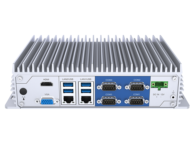 JSCTRL無風扇工控機FVC-3240配置英特尓J6412處理器2網(wǎng)口6串口6U