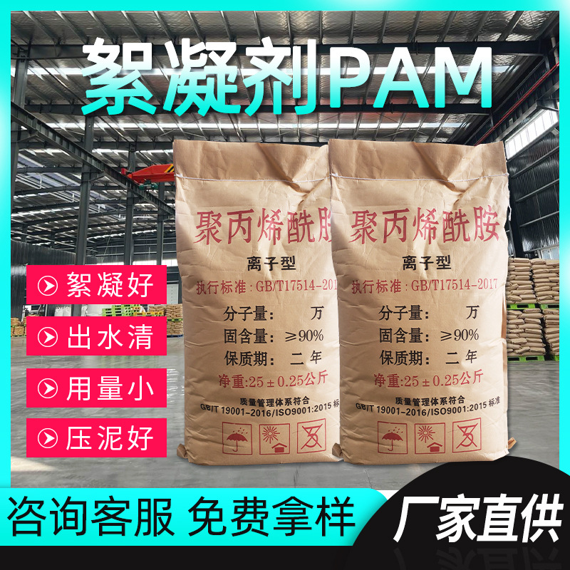 煉鋼廢水聚丙烯酰胺陰離子PAM絮凝沉淀1200w分子量速溶細(xì)粉型煤