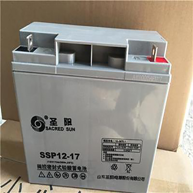 圣陽SSP12-17鉛酸蓄電池12V17AH免維護(hù)備用\/應(yīng)急消防報(bào)警主機(jī)\/UPS