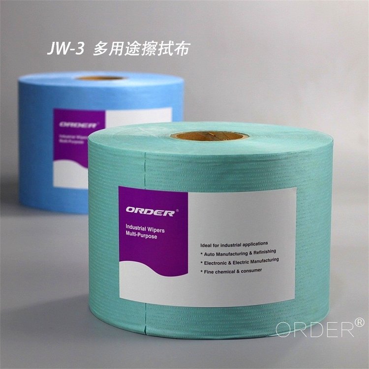 歐德多用途工業(yè)大卷無紡布無塵擦拭紙吸油吸水去污不掉屑源頭廠家