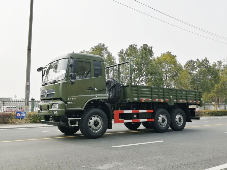 東風天錦DFV2163GP6D1型六驅(qū)全地形載貨運輸車6×6沙漠越野卡車