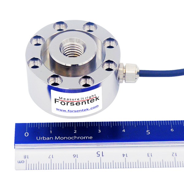 稱重傳感器2t1t小尺寸壓力計500kg200kg圓盤型壓縮式荷重元100kg
