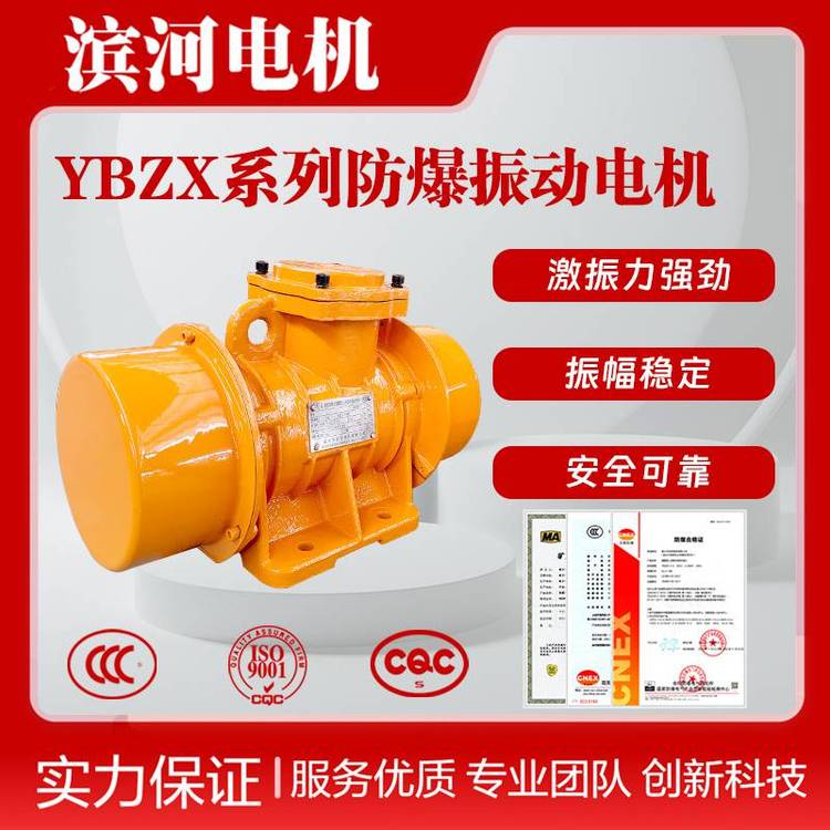 廠(chǎng)家濱河供應(yīng)YBZX-1.5-4防爆振動(dòng)電機(jī)粉塵氣體二合一雙防爆