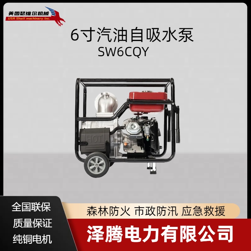 6寸汽油機泵SW6CQY質(zhì)保三年支持定做防汛物資自然災(zāi)害應(yīng)急