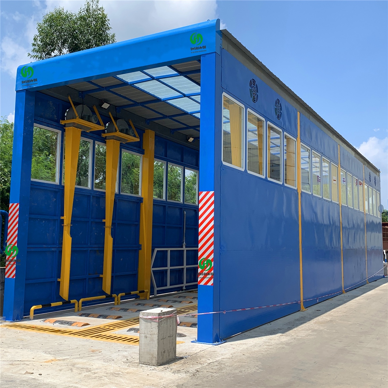 碼頭搖擺式洗車機工地大型貨車洗車臺煤場大貨車全自動洗車設備