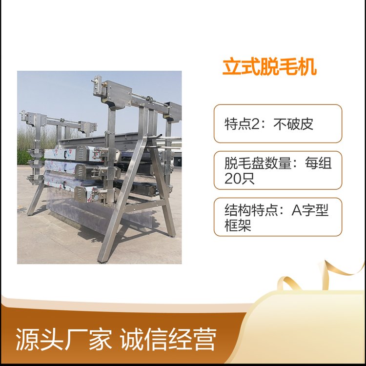 立式脫毛機（精）A字型不銹鋼調(diào)整靈活