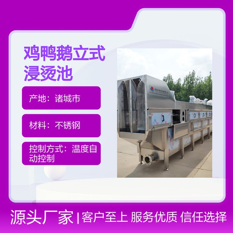 雞鴨鵝立式浸燙池脫毛機生產(chǎn)效率高操作方便