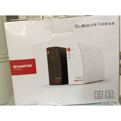 全新黑色單進(jìn)單出500W\/300W功率UPS電源全國(guó)聯(lián)保