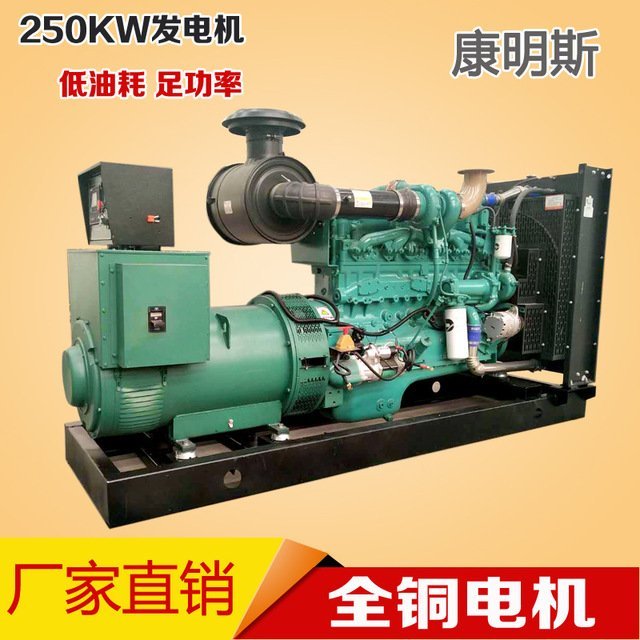 250KW康明斯柴油發(fā)電機(jī)組工地常用發(fā)電機(jī)250千瓦發(fā)電機(jī)組廠家直銷