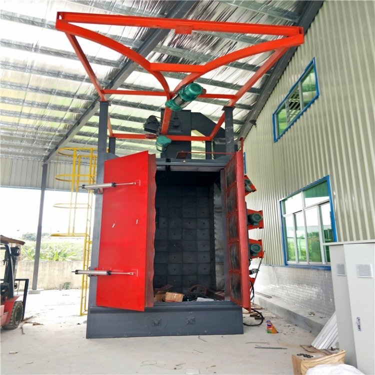 Q376吊鉤式拋丸清理機(jī)翻新除銹打砂機(jī)無氣自動(dòng)噴砂機(jī)工廠直營