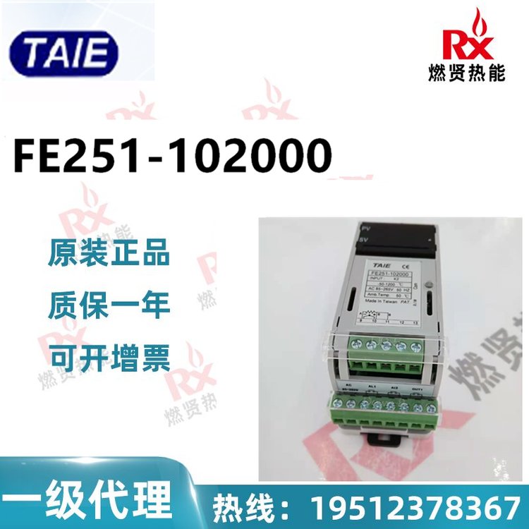 TAIE臺儀溫控器FE251-102000導軌式控制器全新原裝現(xiàn)貨
