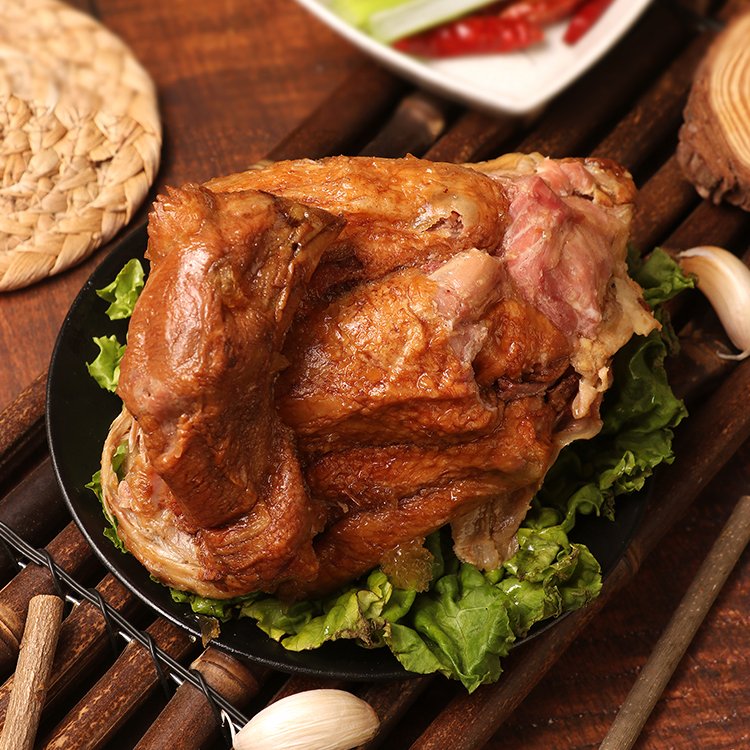 德宗牌五香脫骨扒雞500g地方特產(chǎn)鹵味熟食開袋即食全國(guó)招商