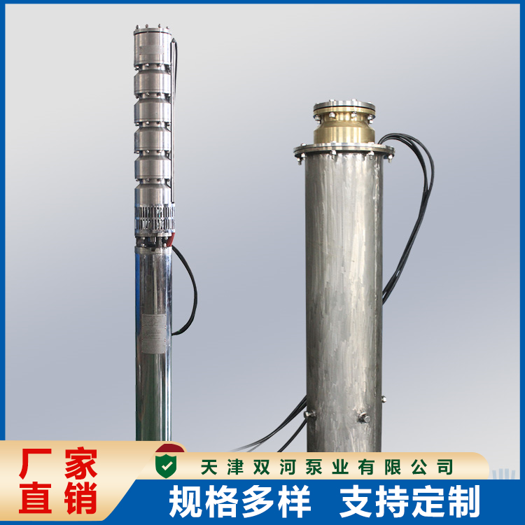 不銹鋼農(nóng)用潛水泵井用潛水電泵200QH32-300\/15耐高溫污水泵雙河